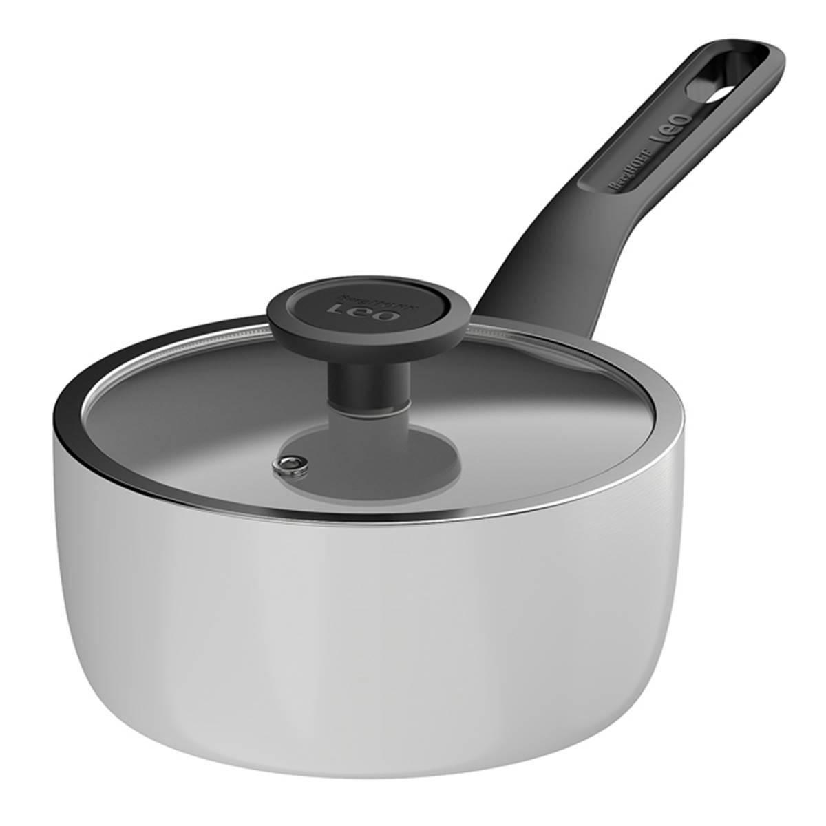 BergHOFF Glints Nonstick Ceramic 7in. Saucepan w/ Glass Lid