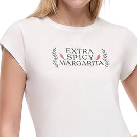 Womens Wildfox Cap Sleeve Extra Spicy Luna Baby Graphic Tee