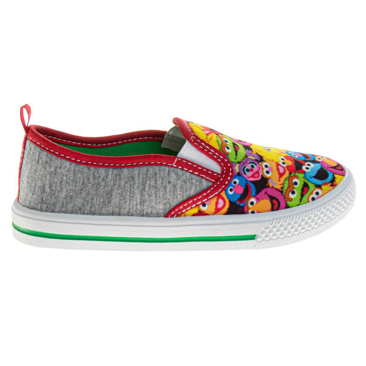 Little Kid Sesame Street All Your Friends Canvas Fashion Sneakers