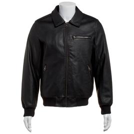 Mens Levi''s Faux Leather Aviator with Sherpa Collar Jacket