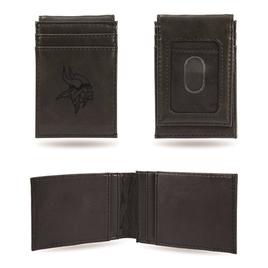 Mens NFL Minnesota Vikings Faux Leather Front Pocket Wallet