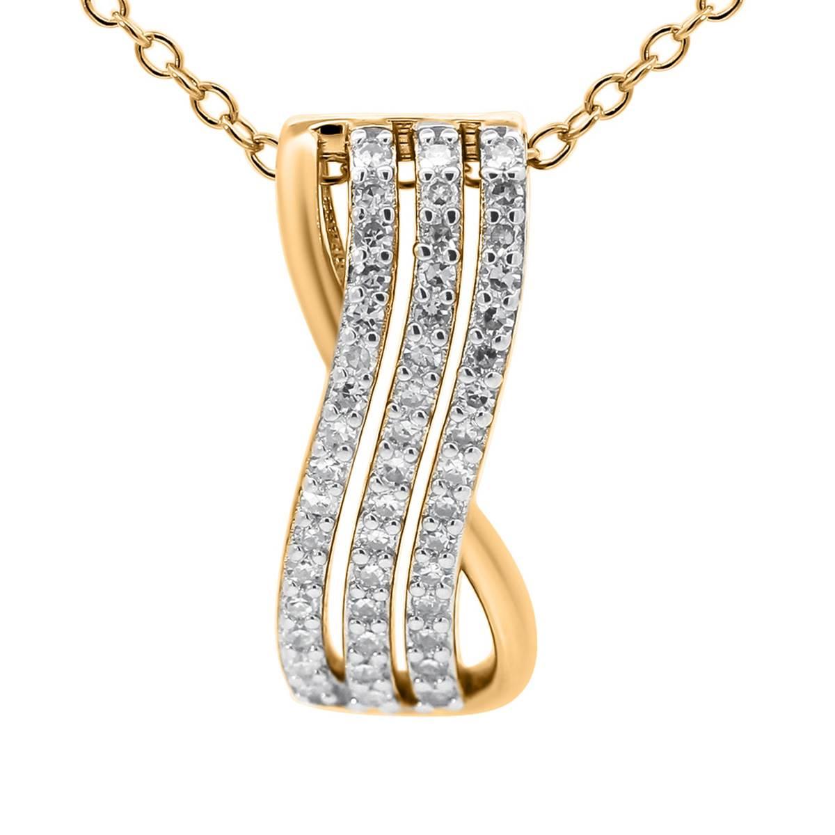 Nova Star(R) 1/4ctw. Lab Grown Diamond 3 Row Pendant