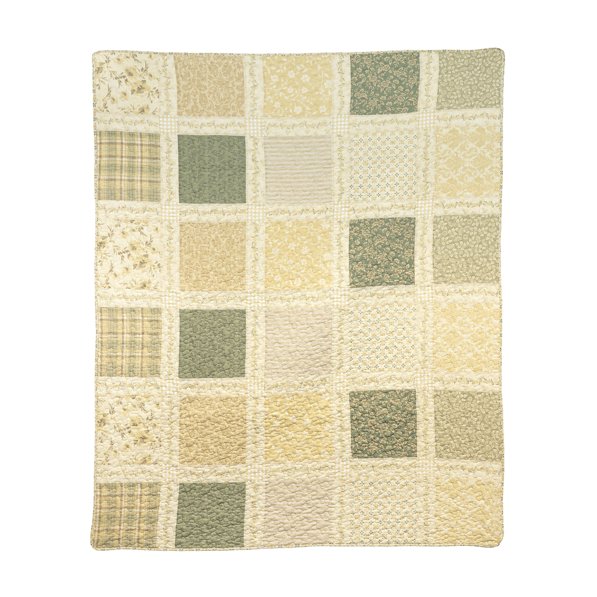 Donna Sharp Meadow Cotton Quilted Throw
