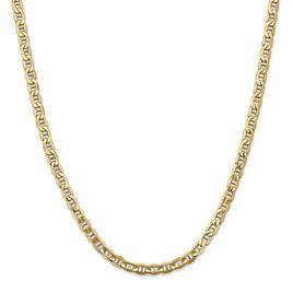 Mens Gold Classics™ 4.75mm. Semi-Solid Anchor Chain Bracelet