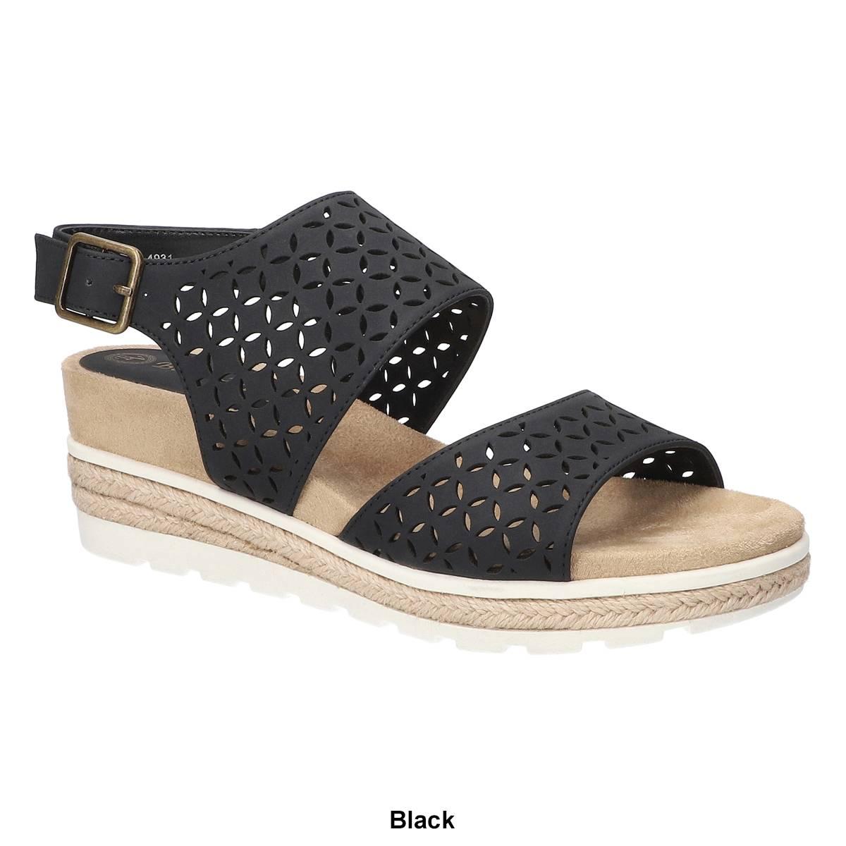Womens Bella Vita Inaya Slingback Wedge Sandals