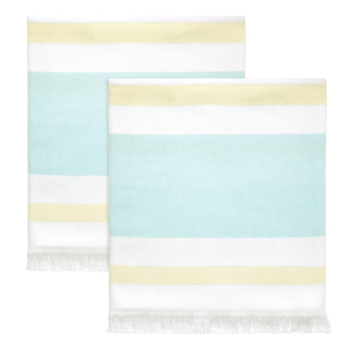 IZOD(R) Clubhouse Stripe 2pk. Hammam Bath Towel Collection