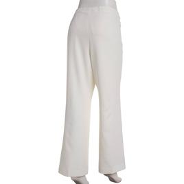 Petite Kasper Solid Stretch Crepe Dress Pants