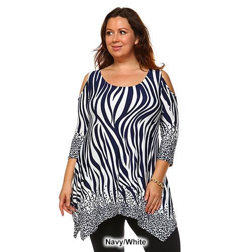 Plus Size White Mark Antonia Tunic
