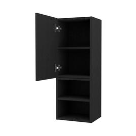 FM FURNITURE Praia Black Medicine Cabinet