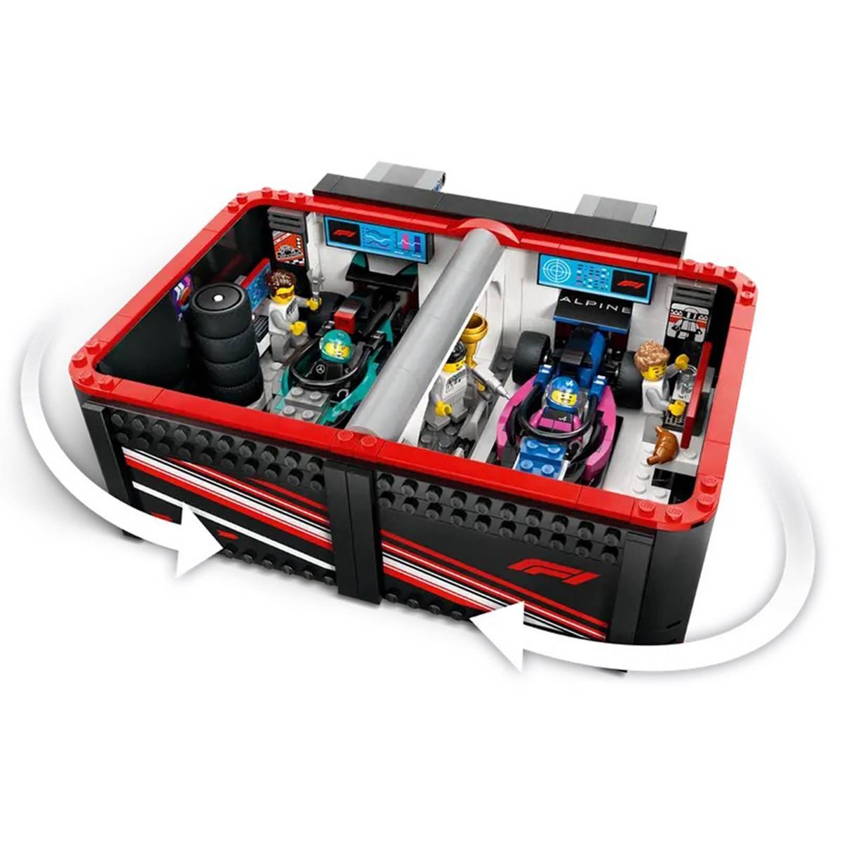LEGO® CITY F1® Garage & Mercedes-AMG & Alpine Cars Building Kit