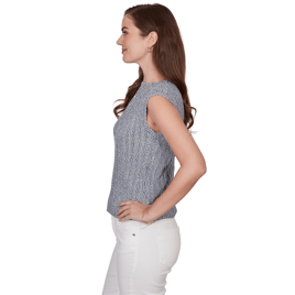 Petite Emaline Summer In The City Cap Sleeve Sweater Vest