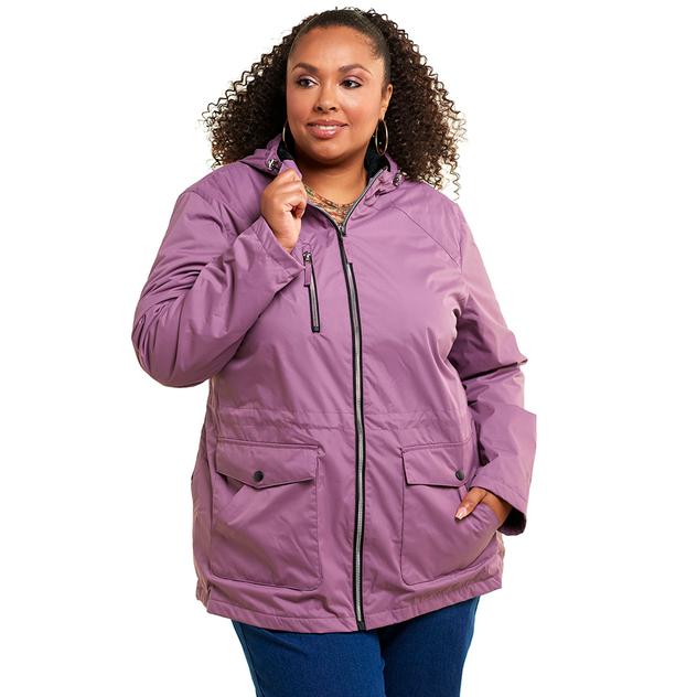 Plus Size Free Country Radiance Active Coat w/Chest Zip