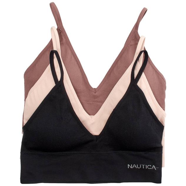 Womens Nautica 3pk. Plunge Seamless Bras NT6740-3PKF
