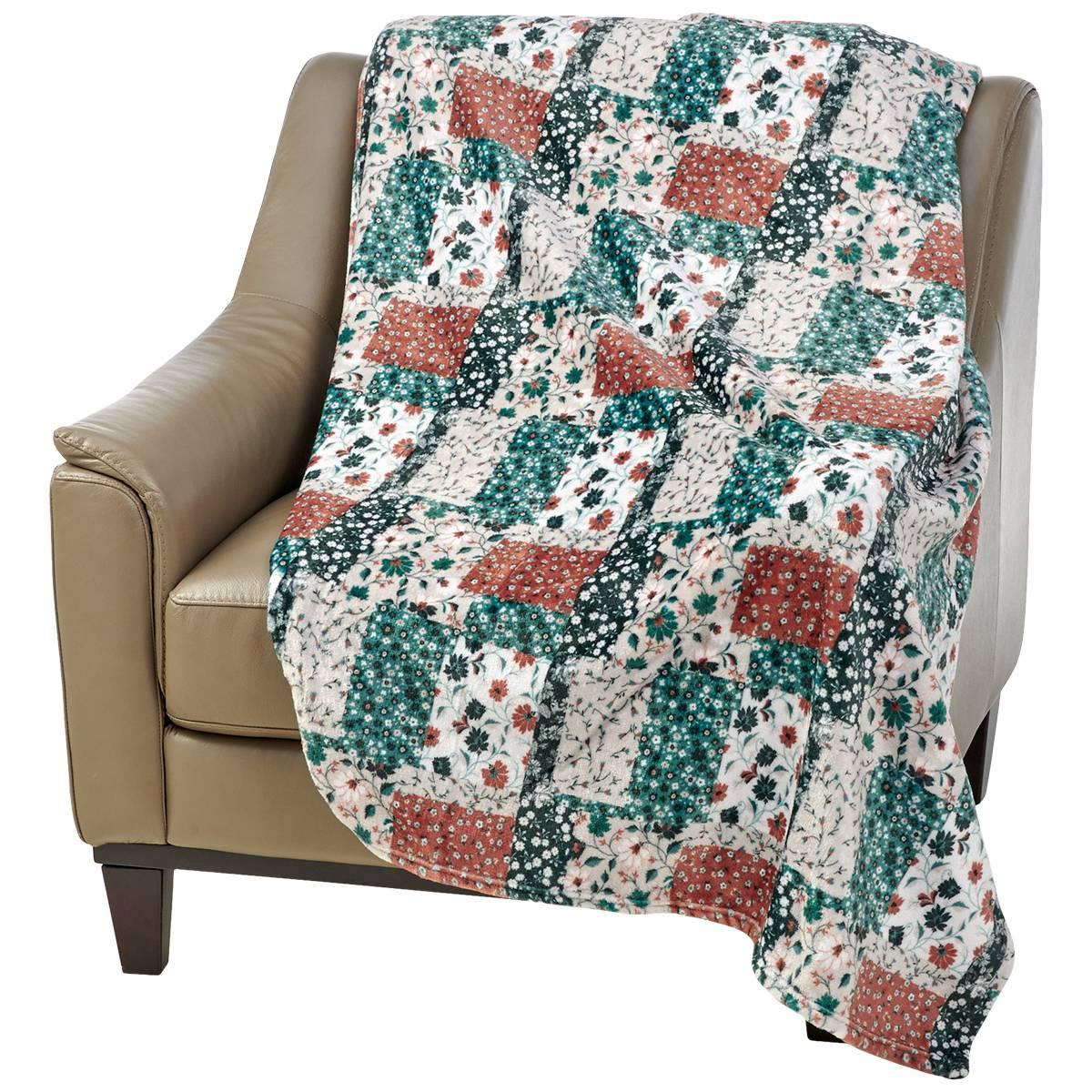 Ashley Cooper™ Rosie Patch Plush Throw