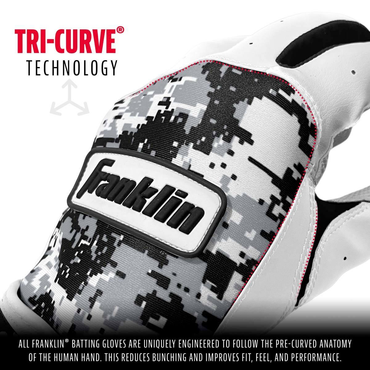 Franklin® Youth Digitek MLB Gloves - Grey/White