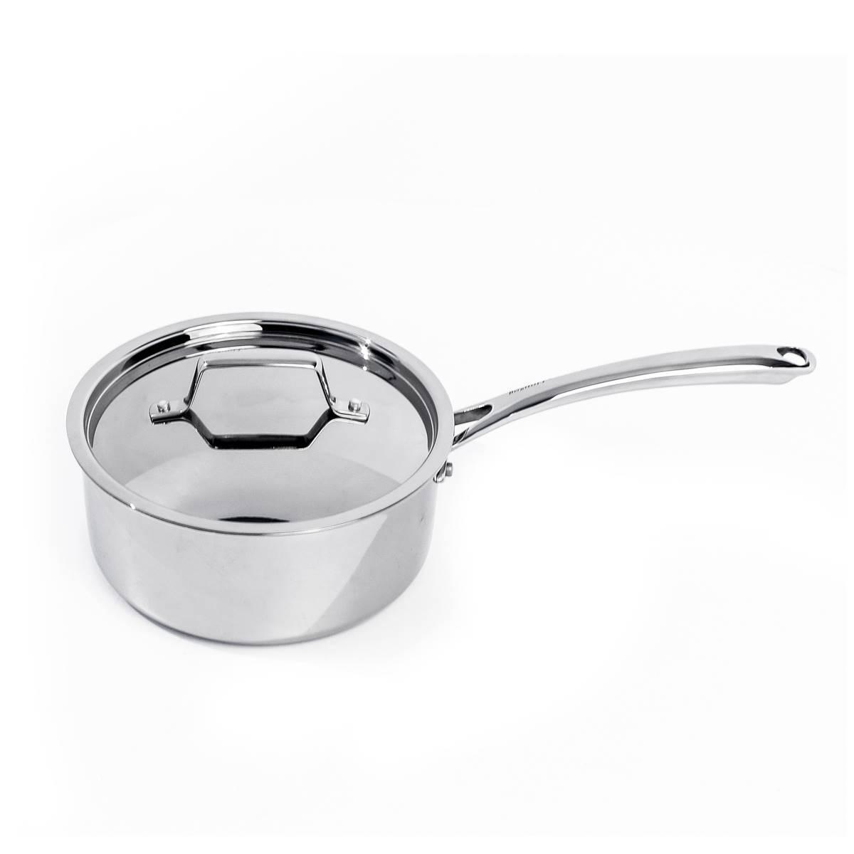 BergHOFF Professional Tri-Ply 3qt Stainless Steel Saucepan w/ Lid