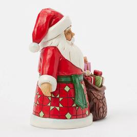 Jim Shore Santa with Toy Bag Pint Christmas Figurine