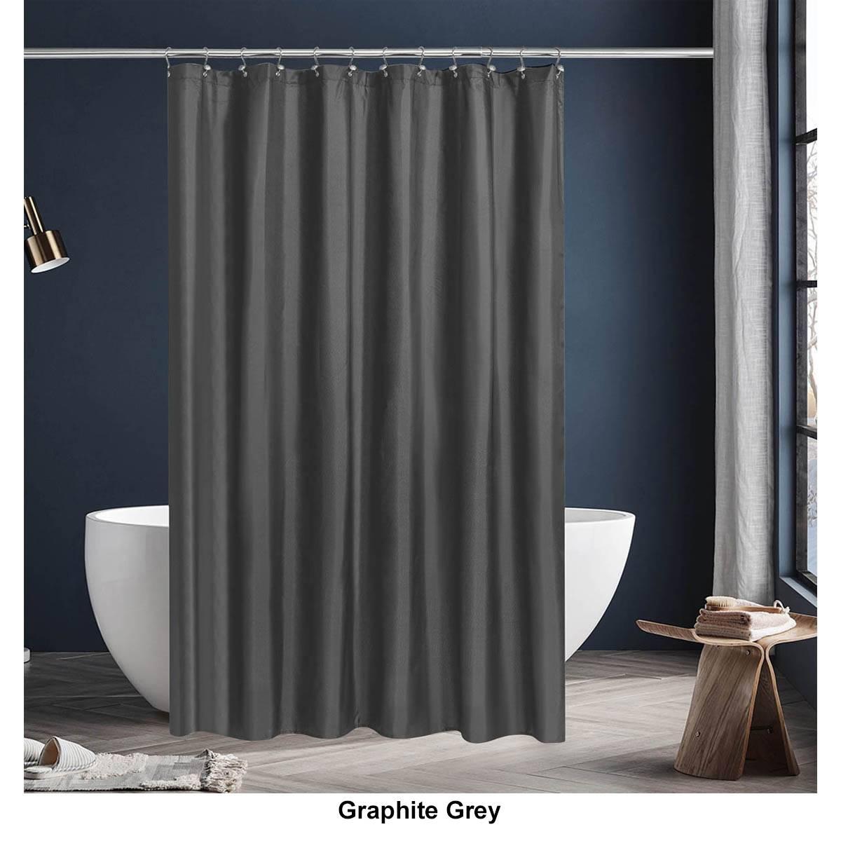 Awesome Home Recycled Polyester Fabric Shower Curtain Liner