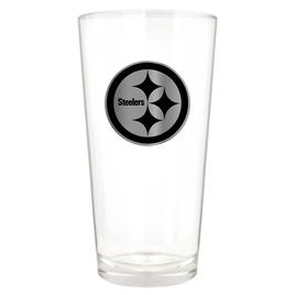 Pittsburgh Steelers Metal Logo 16oz. Pint Glass