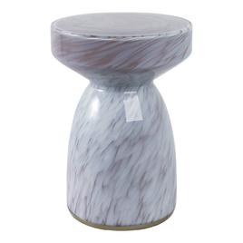 Sagebrook Home Rosario Small Art Iridescent Glass Accent Table