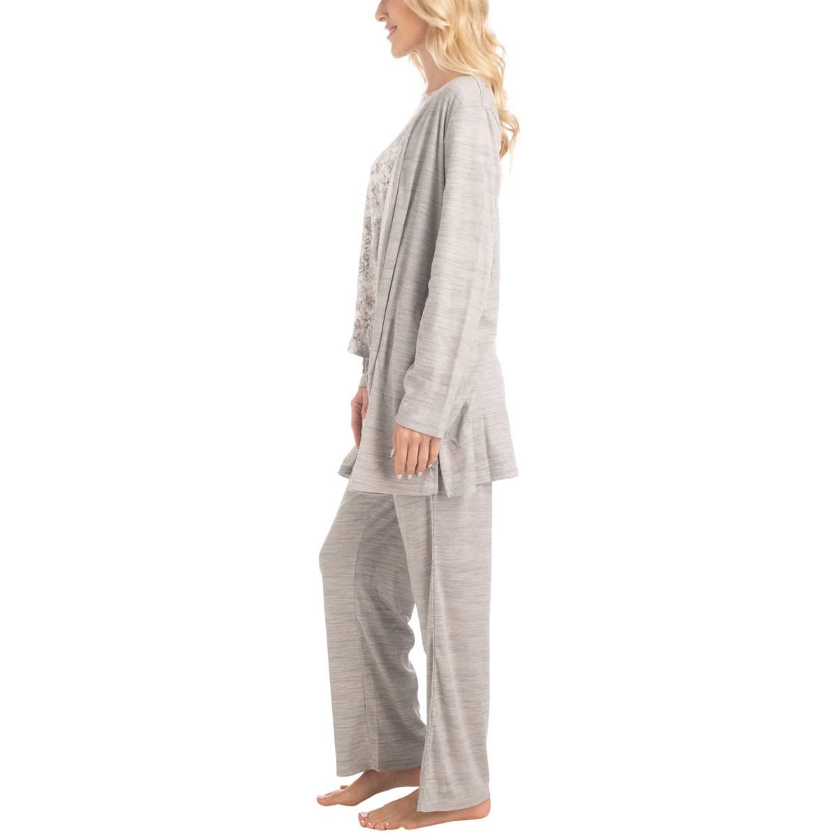 Plus Size MUK LUKS® 3pc. Anything Pajama Short Set - Cotton Candy