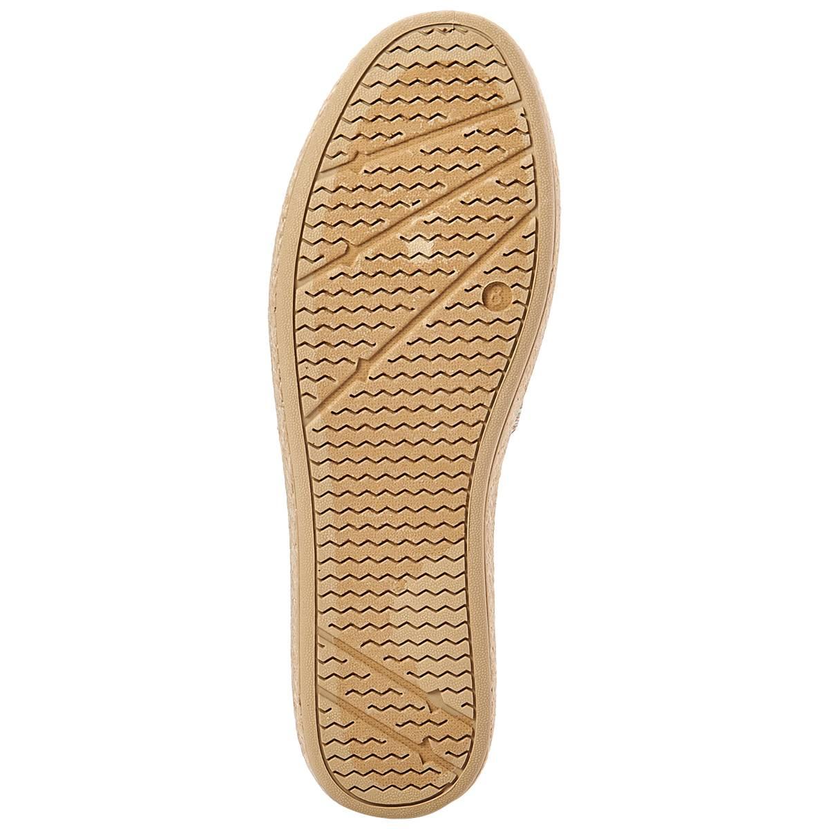 Womens Take A Walk Striped Epadrilles Flats