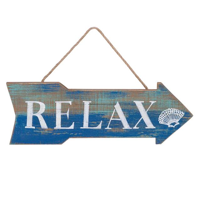 Relax Arrow Plaque
