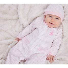 Baby Girl (NB-9M) Little Me® Ballerina Footie Sleeper with Hat