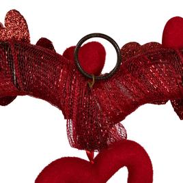Northlight Seasonal Red Heart Glittered Valentine''s Day Wreath