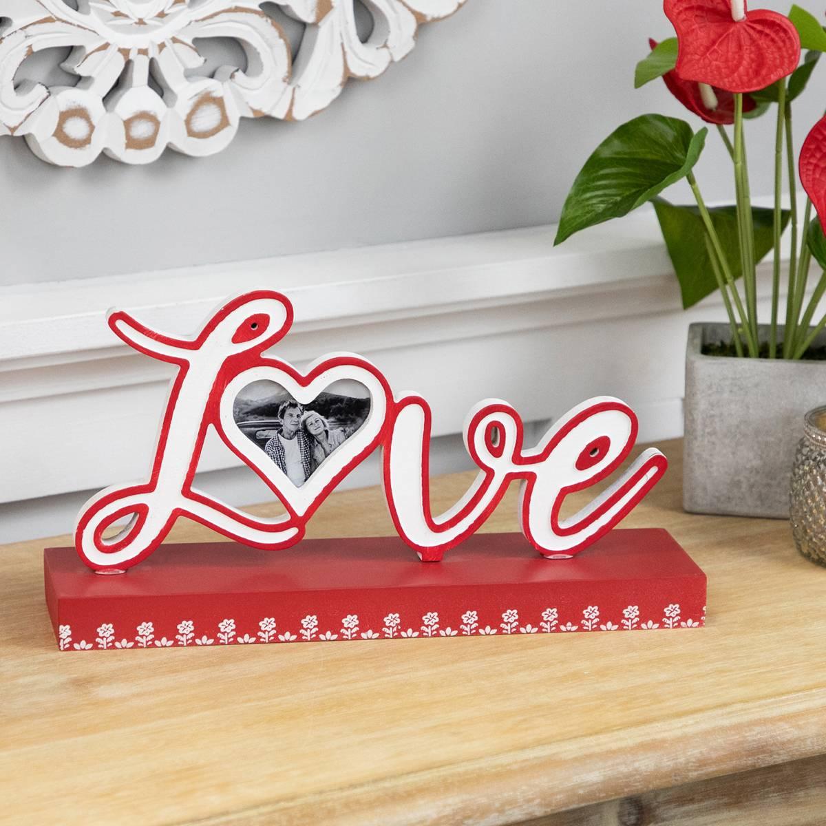Northlight Seasonal Love Valentine''s Day Photo Frame - 2.75x2.5