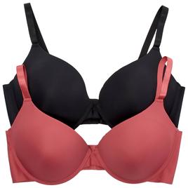 Plus Size Ava Rose 2pk. Laser Cut Push Up Bras - 503007XABV
