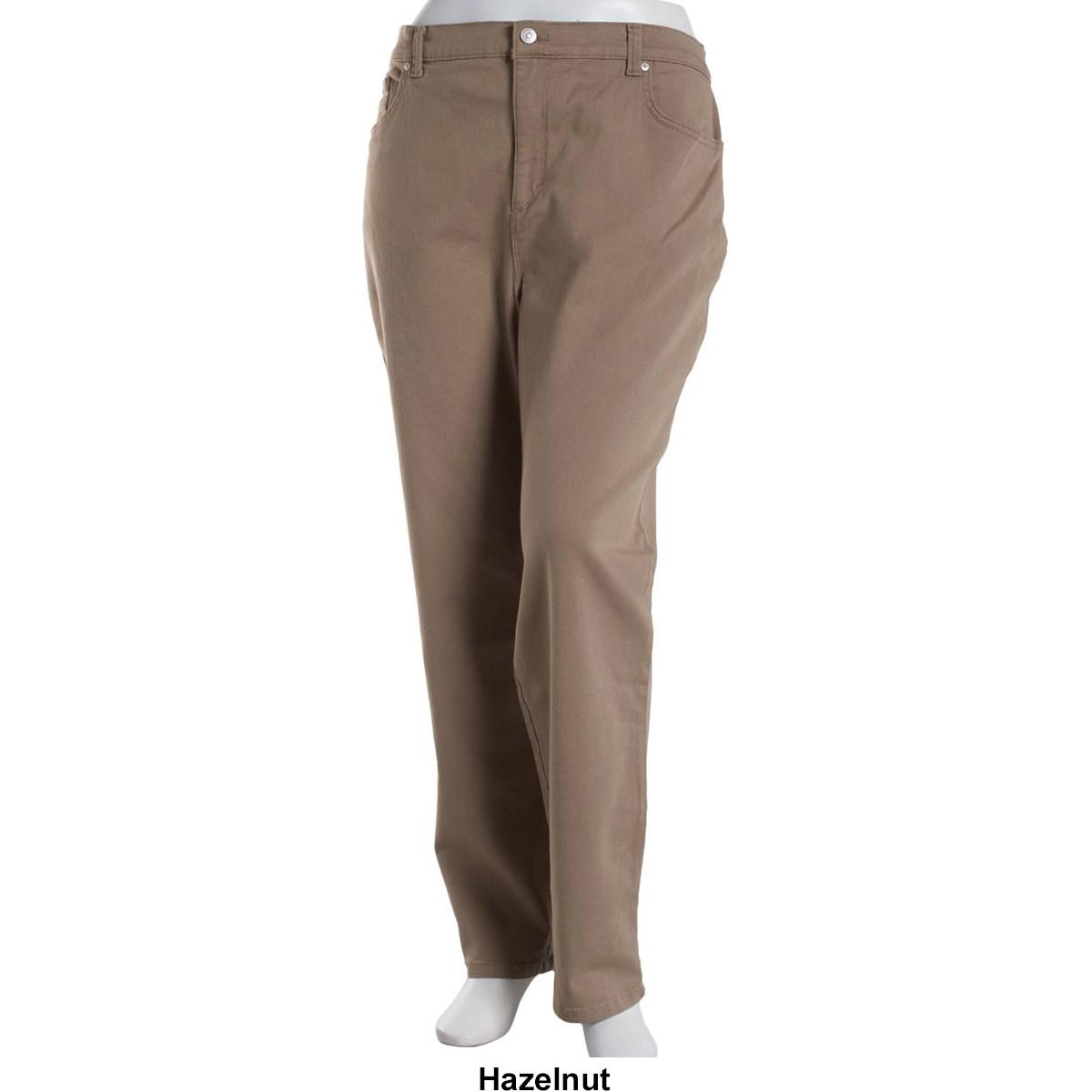 Plus Size Gloria Vanderbilt Amanda Twill Jeans - Short Length
