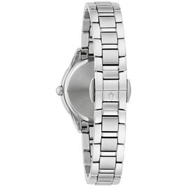 Womens Bulova Sutton White Dial Bracelet Watch - 96R253