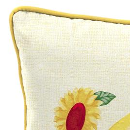 Jordan Manufacturing Gnome Daisies Outdoor Throw Pillow