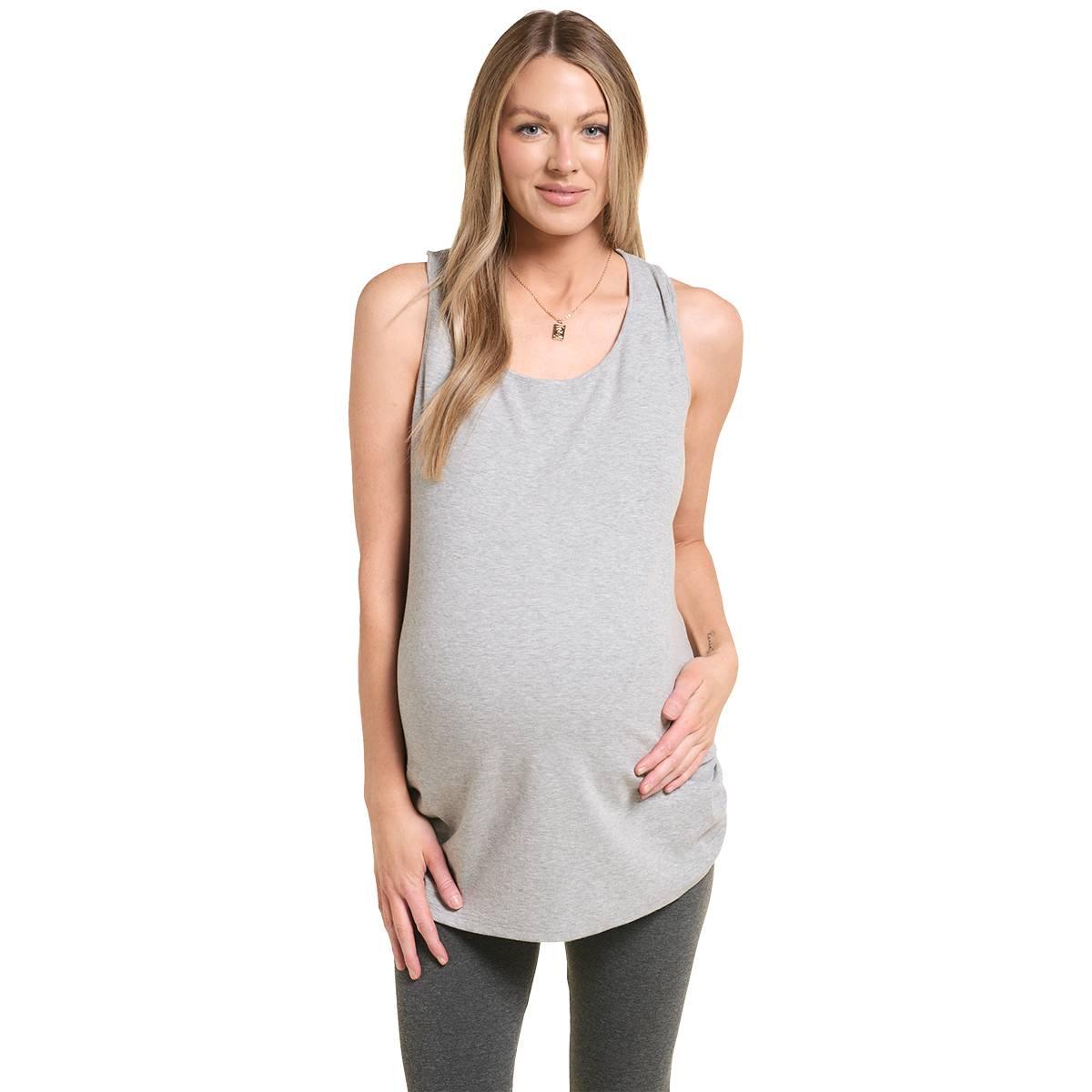 Womens Fair Hope Snap Shoulder Shelf Bra Maternity Tank Top