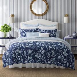 Laura Ashley Branch Toile Cotton Reversible Duvet Cover Set