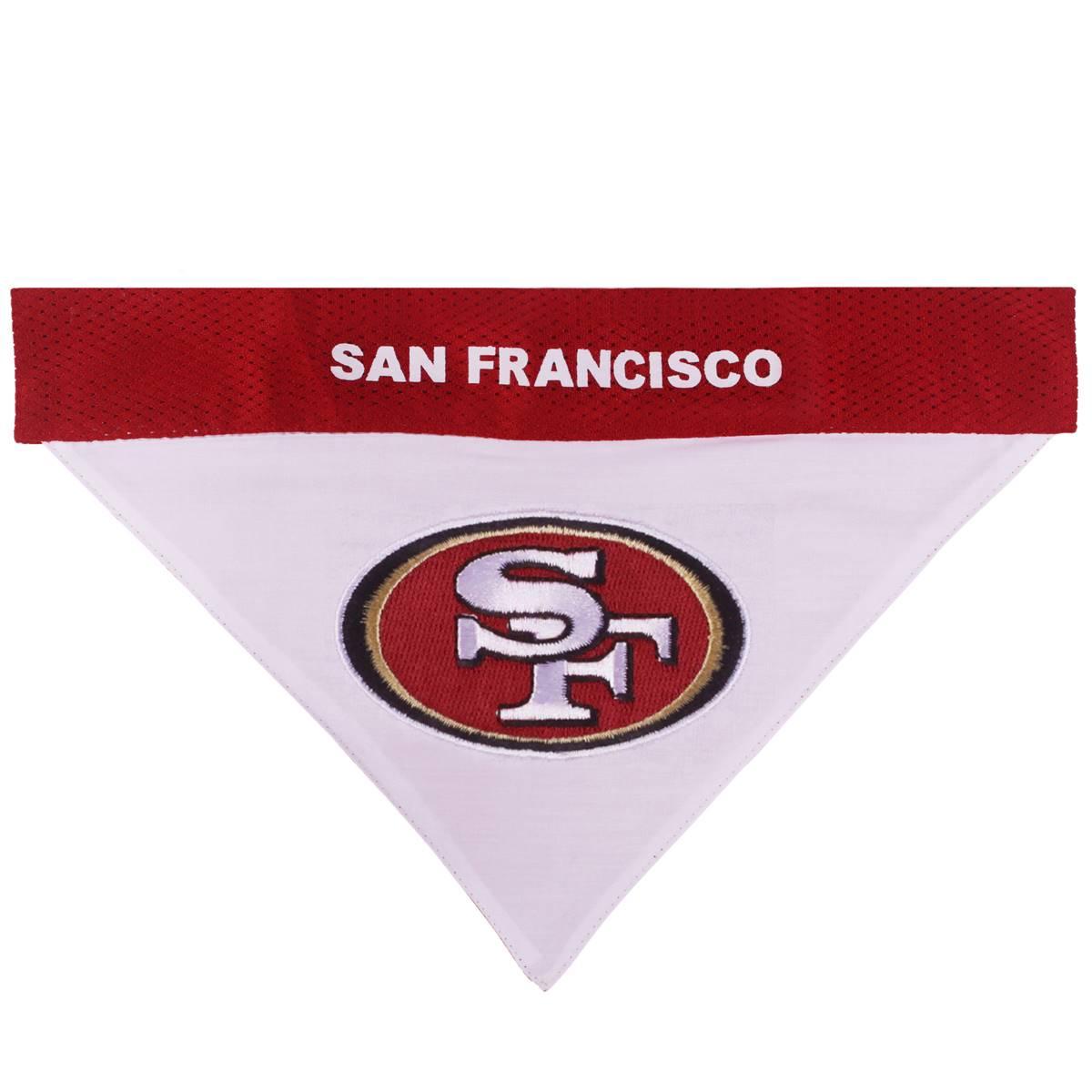 NFL San Francisco 49ers Reversible Pet Bandana