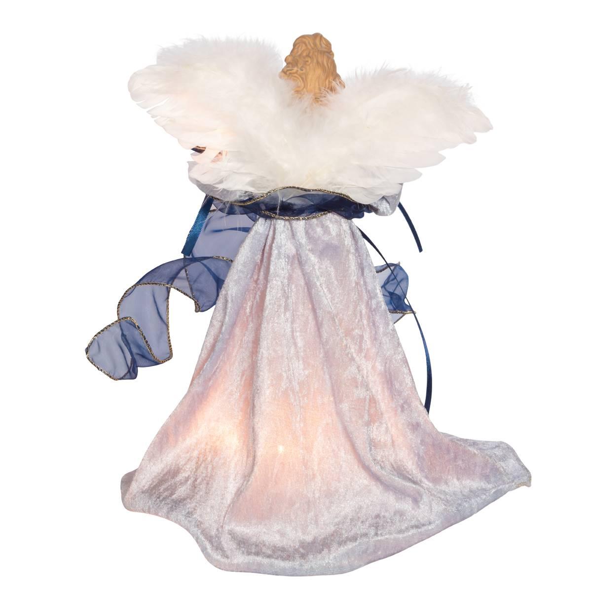 Kurt S. Adler 12in. Delft Blue Angel Tree Topper