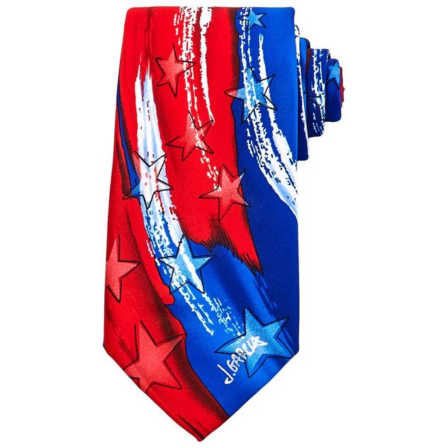 Mens Jerry Garcia Urban Ghost Stars Tie - Navy