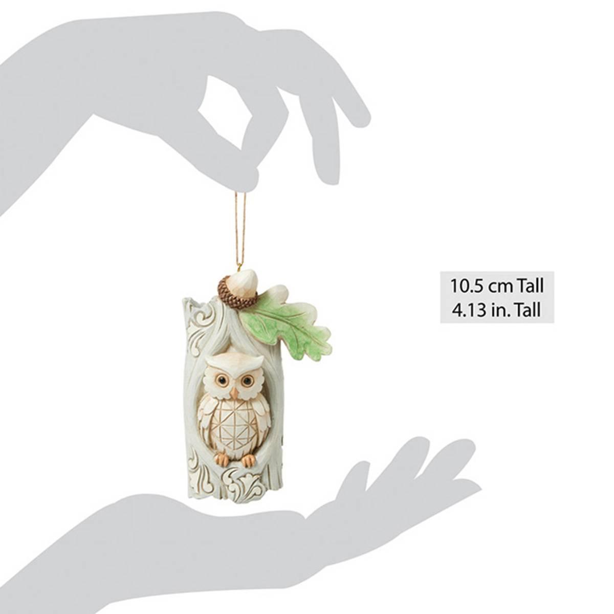 Jim Shore Woodland Glen Owl in Tree Ornament
