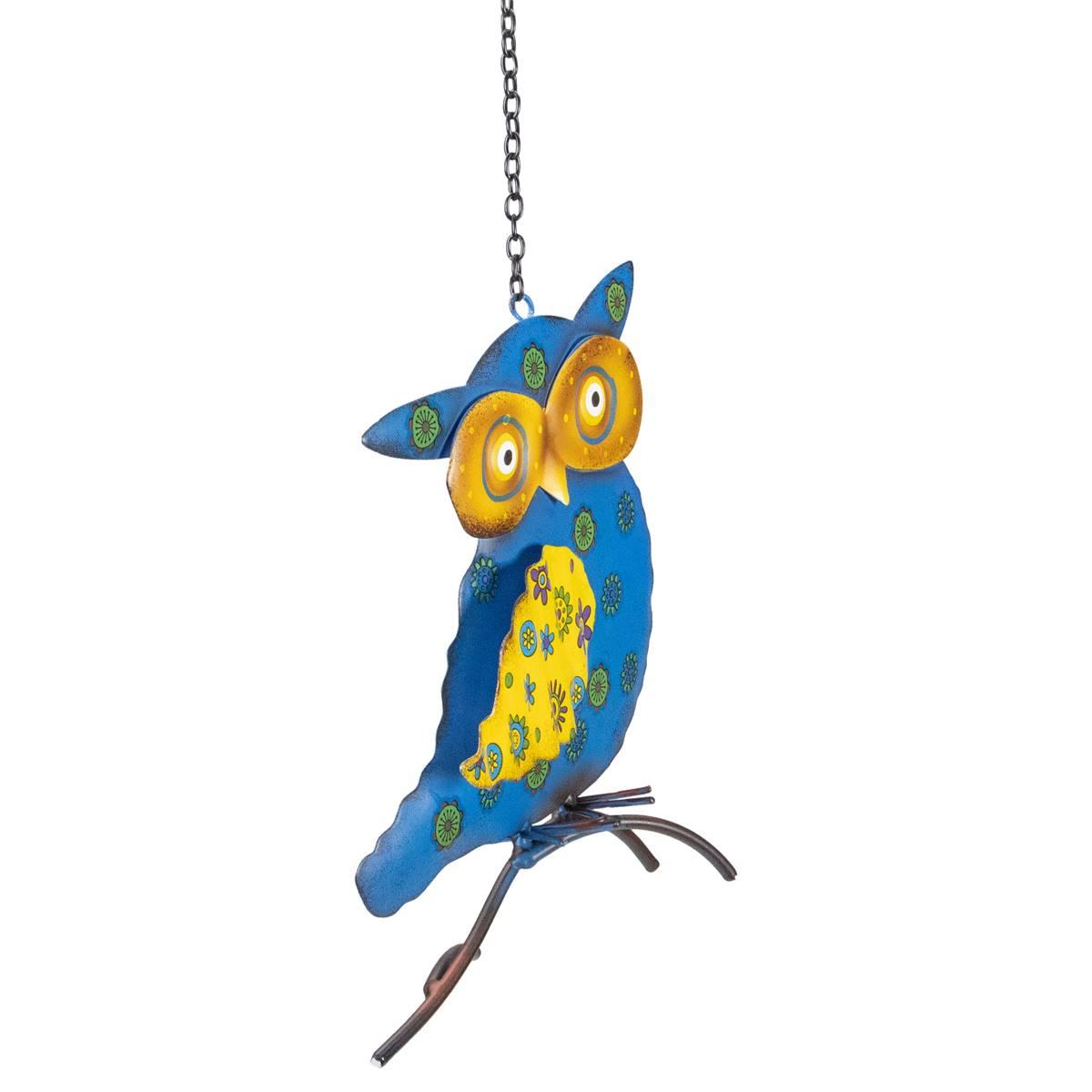 Northlight Seasonal 7.75in. Metal Owl Outdoor Wall Hanging