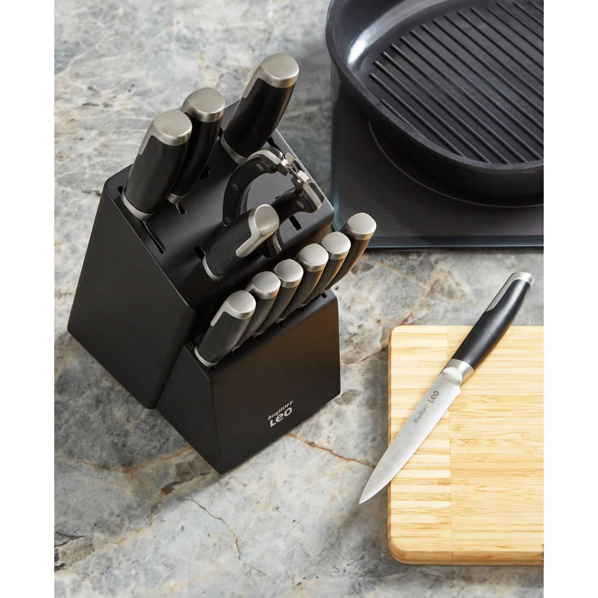 BergHOFF Graphite Stainless Steel 13pc. Knife Block Set
