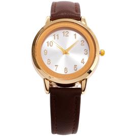Womens Gold-Tone Black Metal Sunray Dial Watch - 14994G-07-B16