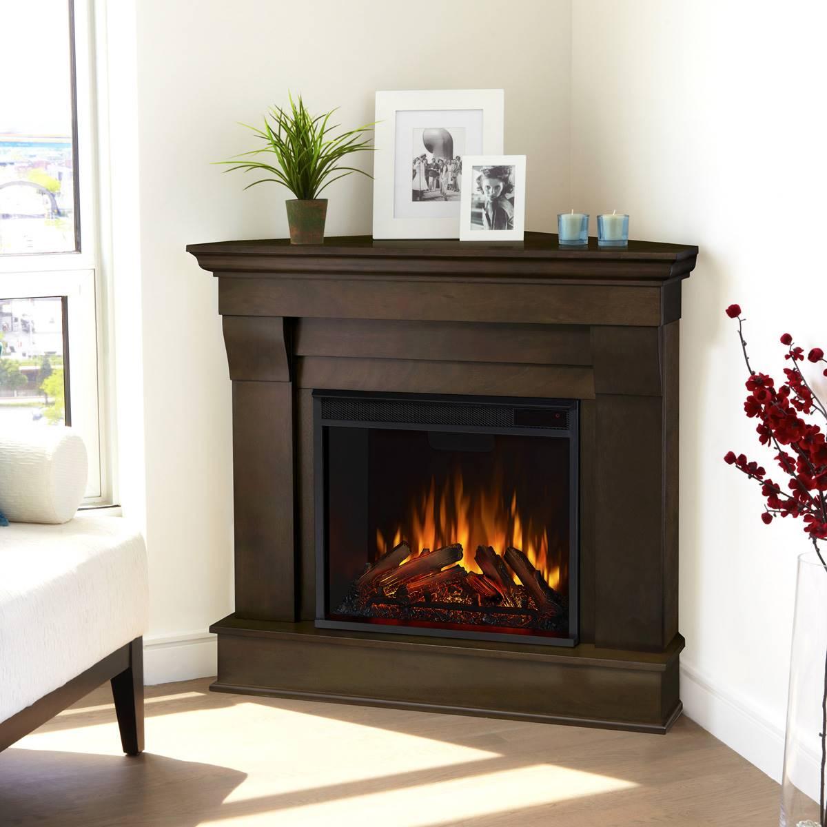 Real Flame Chateau Corner Electric Fireplace