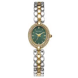 Womens Ellen Tracy Two-Tone Green Dial Watch - ET5471TTG