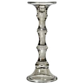 Mikasa(R) 11.75in. Glass Candle Holder - Smoke