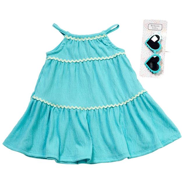 Baby Girl (12-24M) BTween® Tiered Dress with Sunglasses