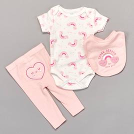 Baby Girl (NB-9M) baby views(R) Pink Heaven 3pc. Turn Me Around Set