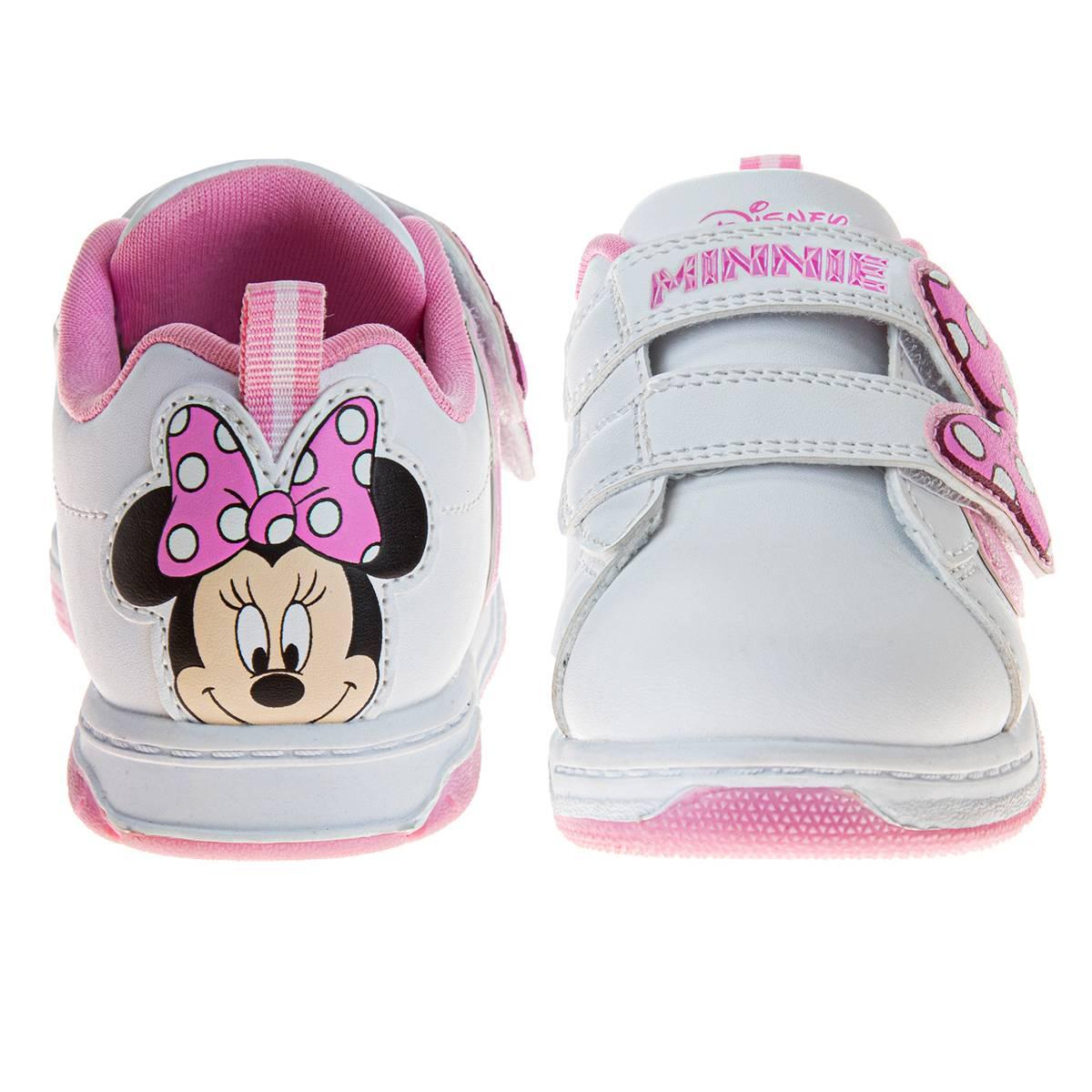 Little Girls Disney Minnie Mouse Pink Fashion Sneakers
