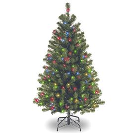 National Tree 4.5ft. Pre-lit North Valley(tm) Spruce Tree